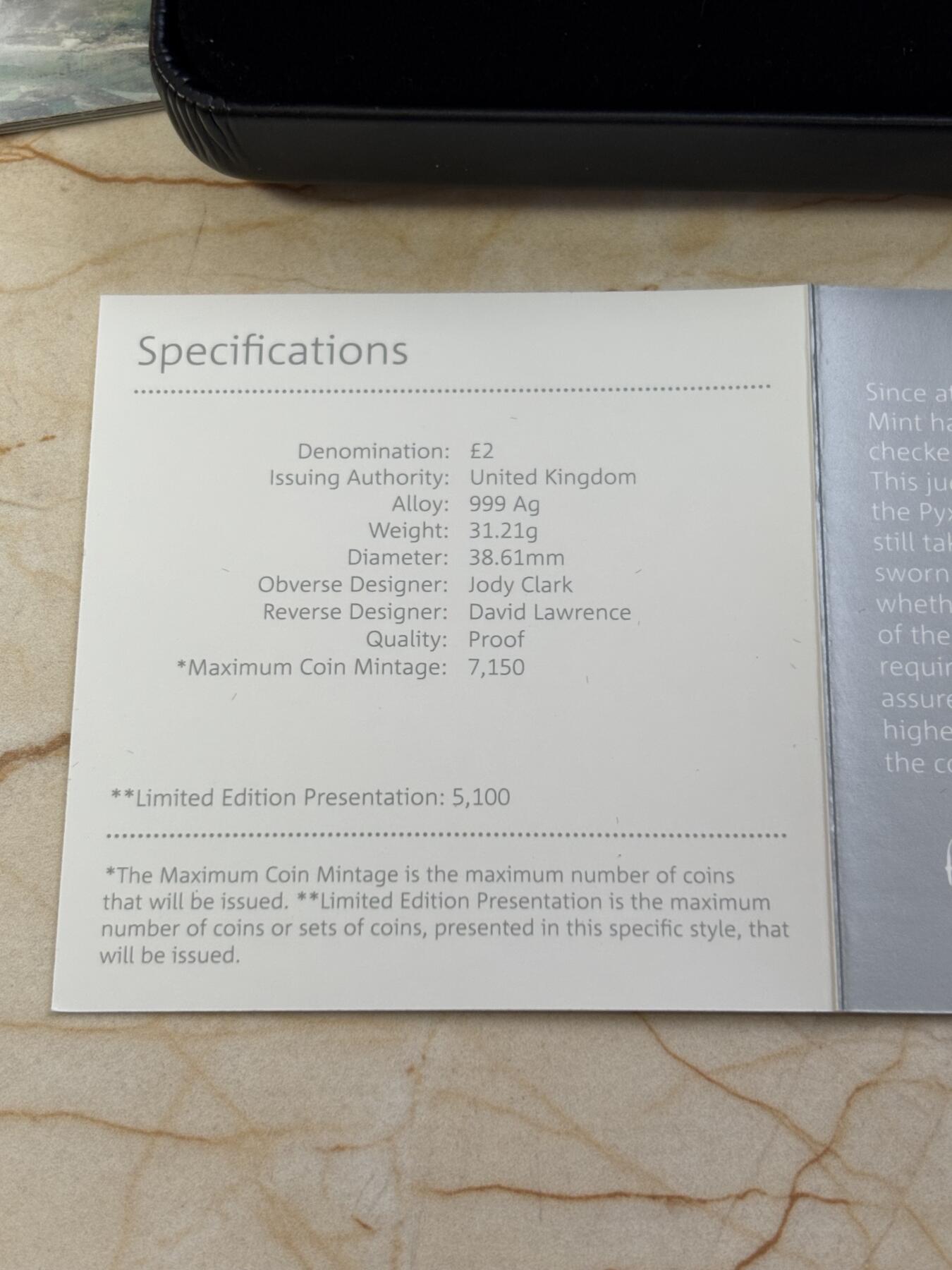 第189期拍卖 英国2018年不列颠女神系列1盎司精制版纪念银币，999银，发行7150枚I’m 