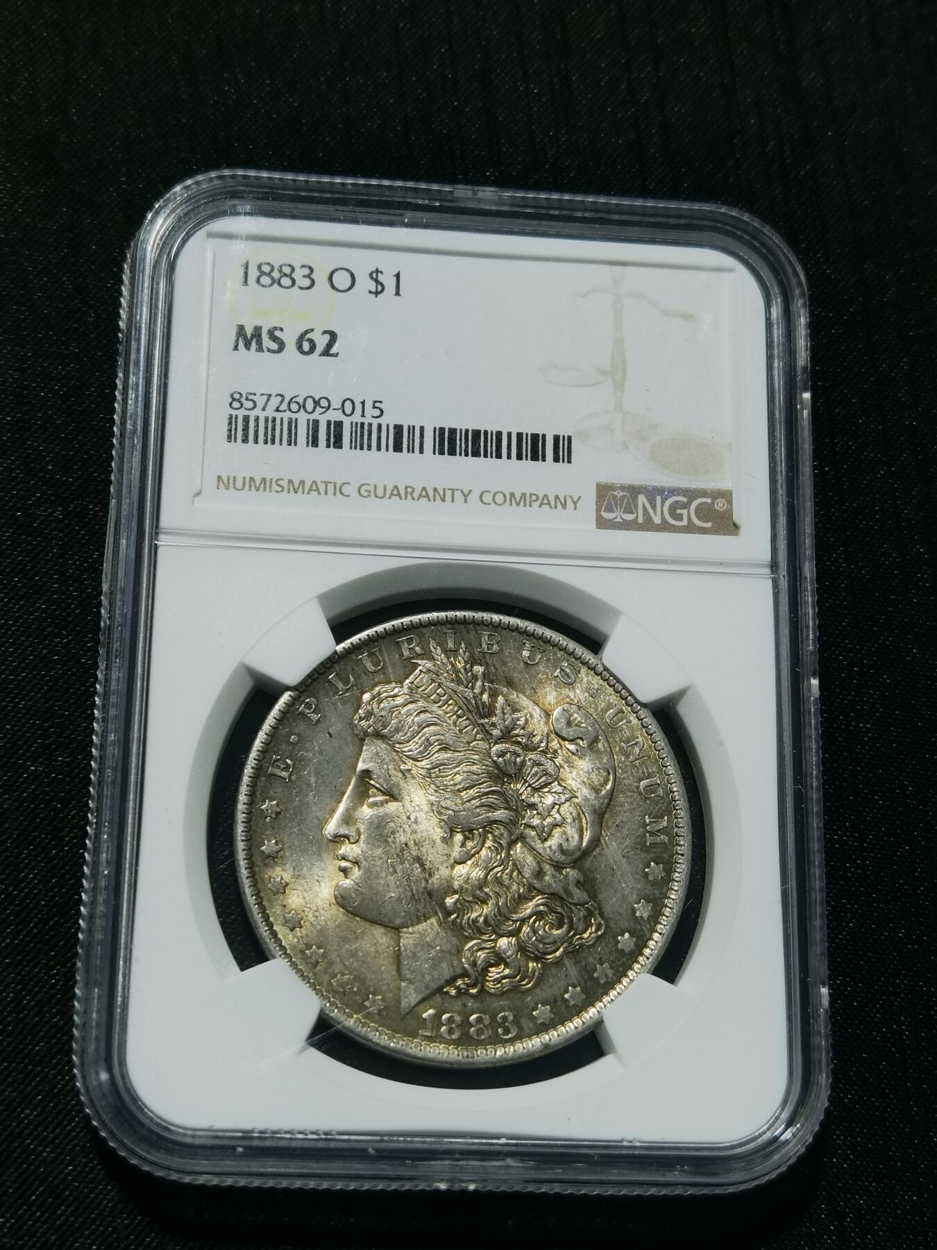 天下钱庄专场欢迎参拍 NGC MS62 1883美国摩根一美元银币