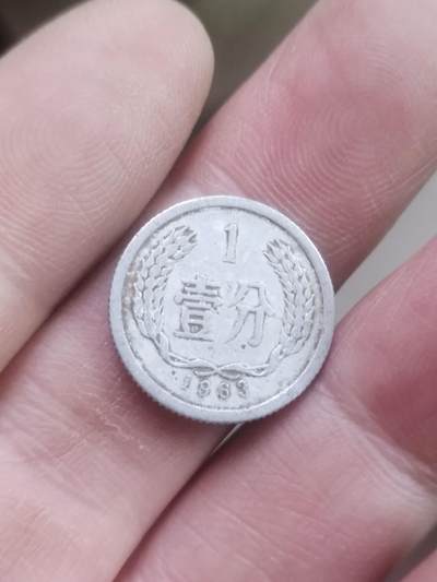 小小小钱币 - 1963年一分。