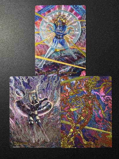 NO.22 好又多金牌大场，年前倒数第3期！每周一站式配齐，方便凑单！（周6晚9点截拍，卖家送拍0抽成！） - 粗闪3张全 谭壹盲包 漫威系列一套 (霹雳火、隐形女侠、风暴女)