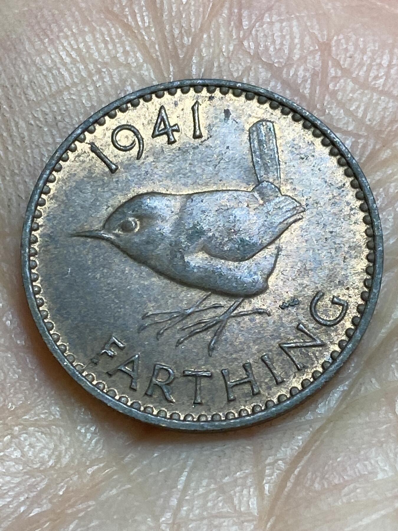 2026年第十四场(总第一百八十三场）外国好品散币场(免佣金) 英国🇬🇧1941年1法新(乔治六世第一版)