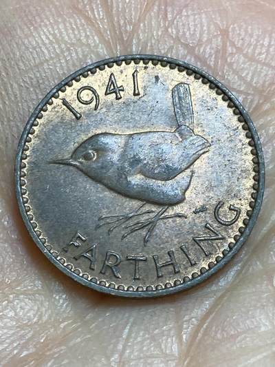 2026年第十四场(总第一百八十三场）外国好品散币场(免佣金) - 英国🇬🇧1941年1法新(乔治六世第一版)