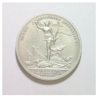 美国纪念1781年 格林将军尤托斯普林战役高浮雕精制大白铜章 40MM - 美国纪念1781年 格林将军尤托斯普林战役高浮雕精制大白铜章 40MM