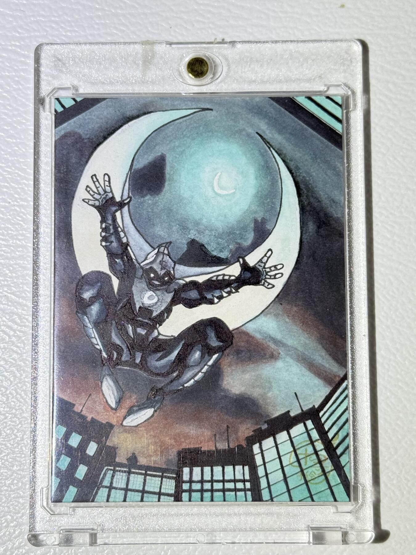 NO.22 好又多金牌大场，年前倒数第3期！每周一站式配齐，方便凑单！（周6晚9点截拍，卖家送拍0抽成！） 【1/1手绘卡】画师元之 漫威英雄月光骑士【穿梭于黑夜，邪恶无所遁形】