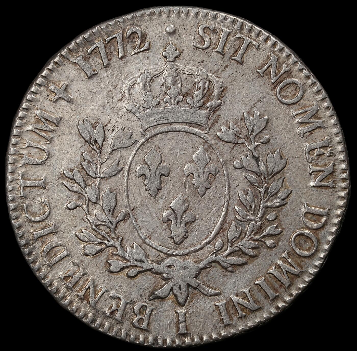 修遠堂世界钱币第102期 1772年法国1埃居大银币，29.06g