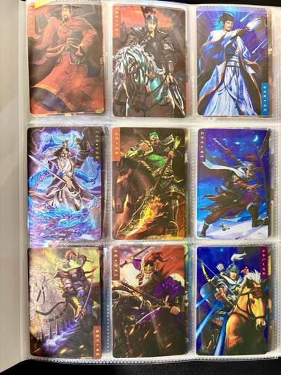 NO.22 好又多金牌大场，年前倒数第3期！每周一站式配齐，方便凑单！（周6晚9点截拍，卖家送拍0抽成！） - 【套卡+卡册】鲁艺水浒 暗黑色特种油墨粗闪卡一套全 108基础卡+9解锁卡 共117张 带卡册1本