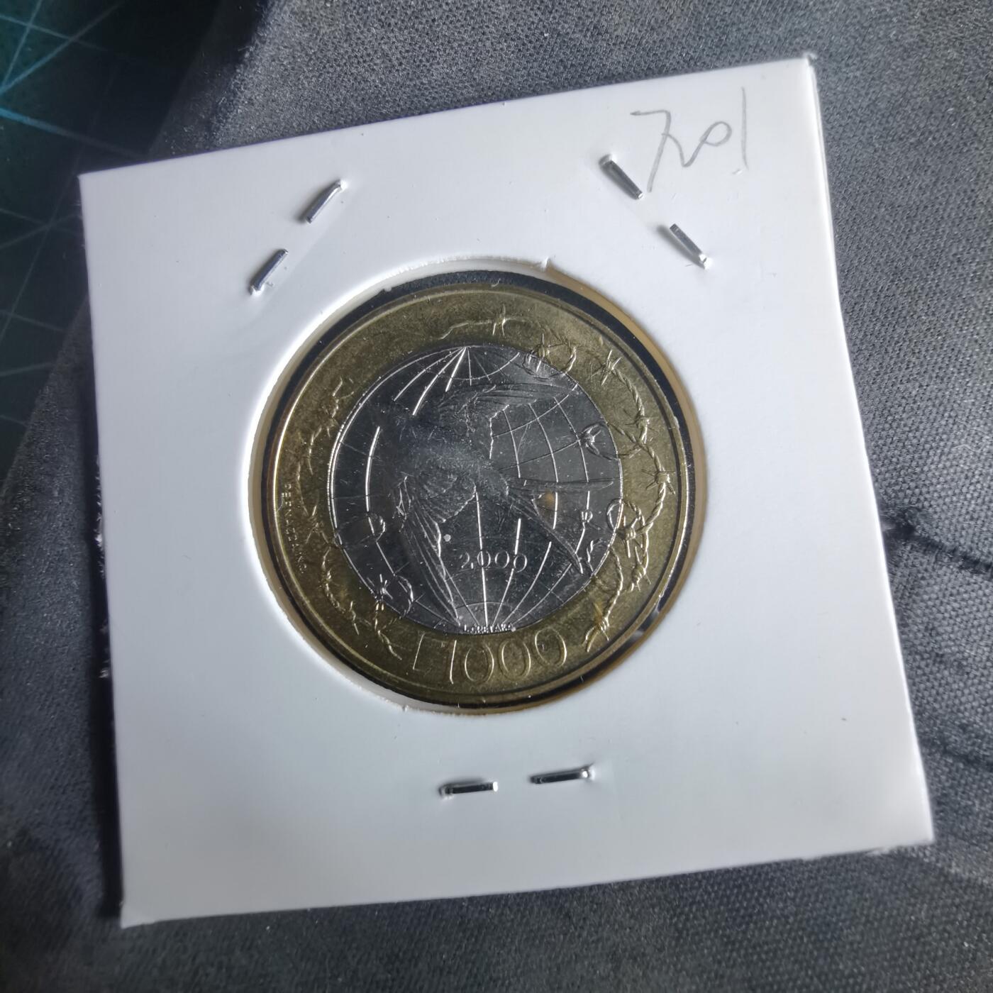 沼泽如烟--第972场 圣马力诺2000年1000里拉