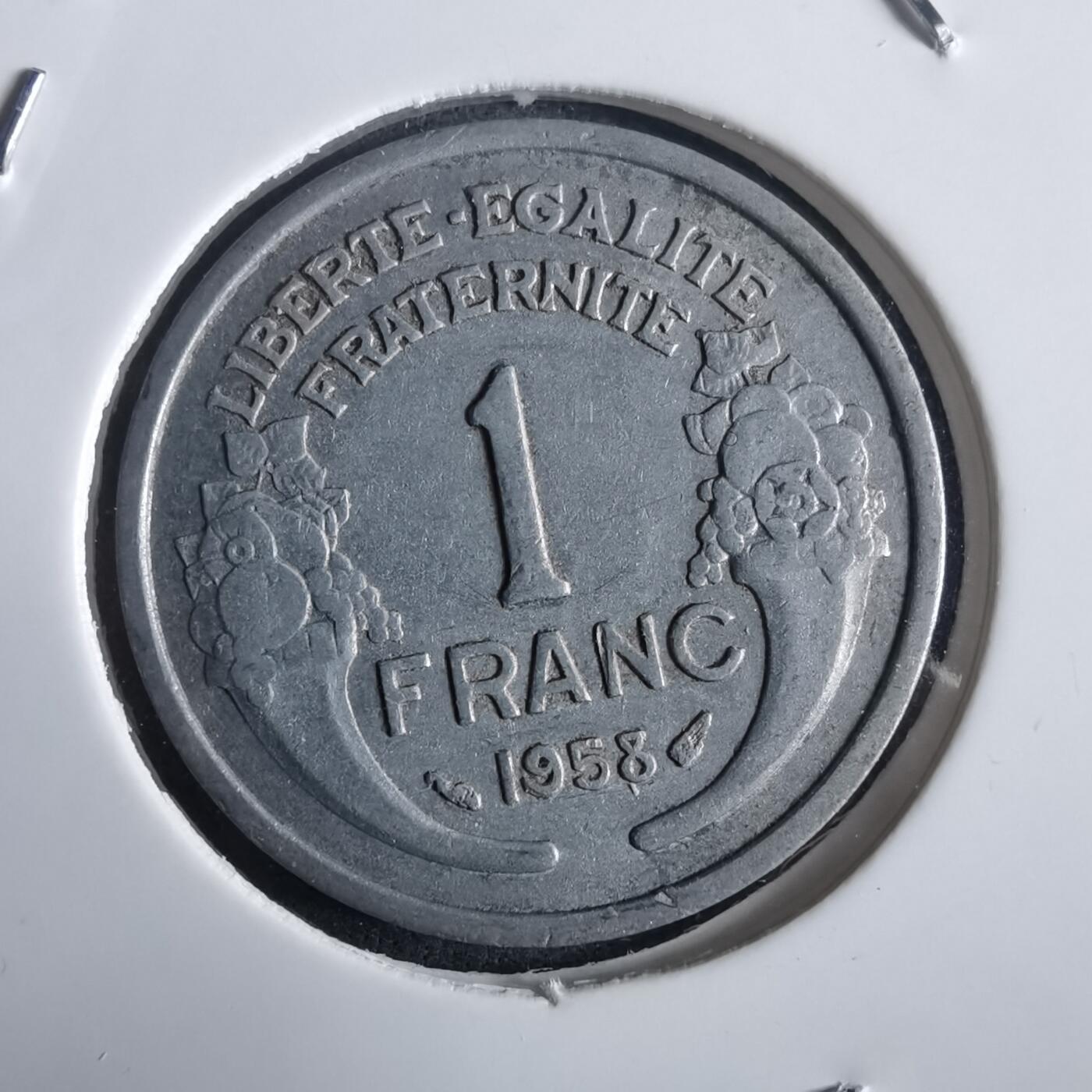 沼泽如烟--第972场 法国1958年1法郎