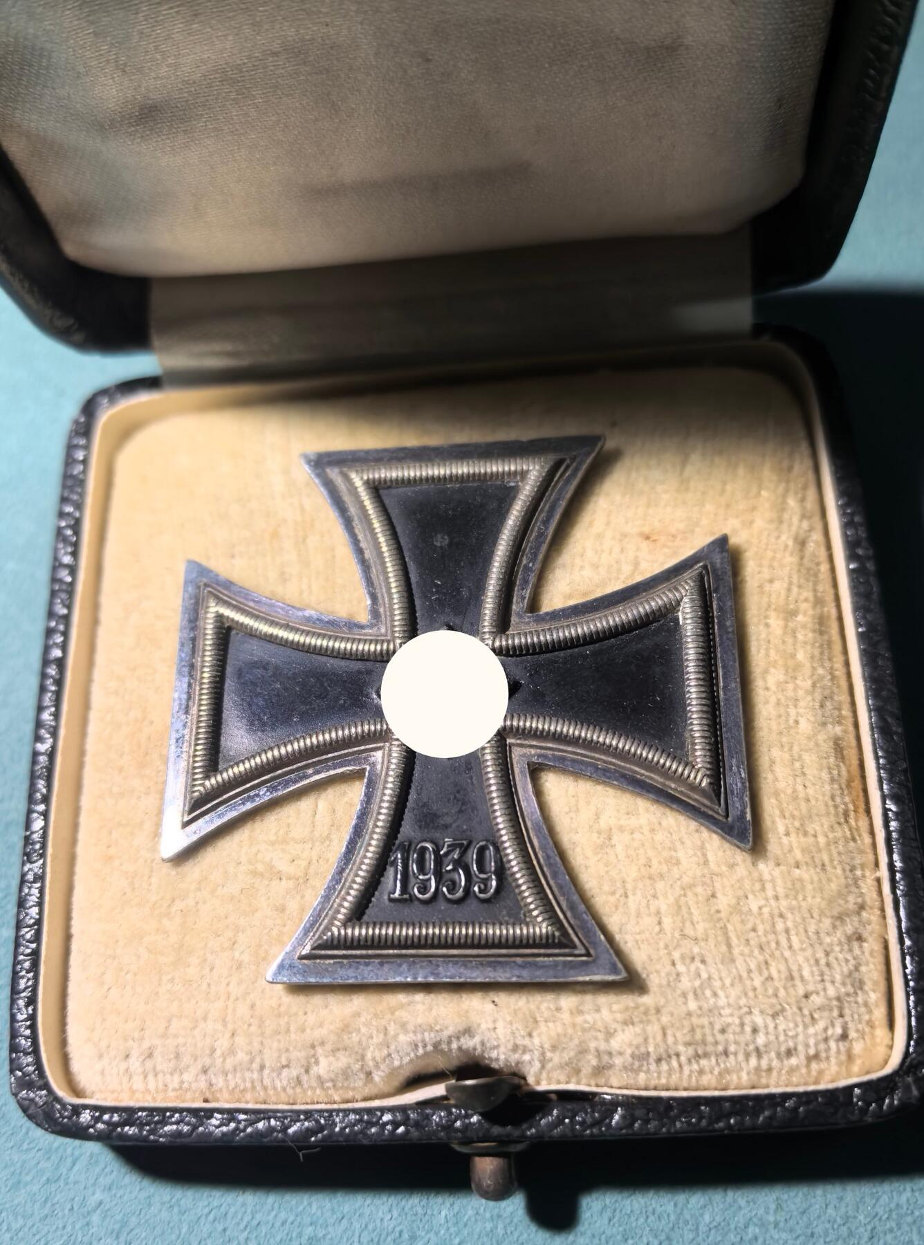 盛世勋华——号角文化勋章邮票专场拍卖第301期 德国（1939）一级铁十字勋章 带原盒 带少见L59厂标（Alois Rettenmaier）