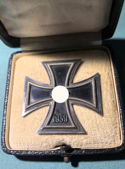 盛世勋华——号角文化勋章邮票专场拍卖第301期 - 德国（1939）一级铁十字勋章 带原盒 带少见L59厂标（Alois Rettenmaier）