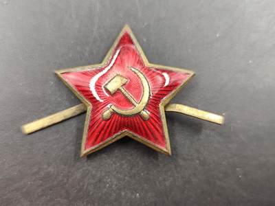 1月22日徽章钱币专场（明天更新，今天累了） - 苏联红军帽徽铜制珐琅