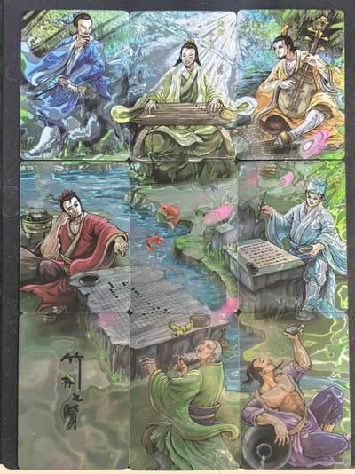 NO.22 好又多金牌大场，年前倒数第3期！每周一站式配齐，方便凑单！（周6晚9点截拍，卖家送拍0抽成！） - 鼎好卡牌 光耀 竹林七贤一套 九拼