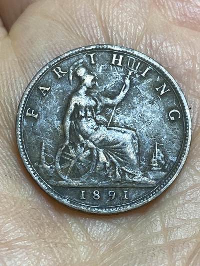 2026年第十四场(总第一百八十三场）外国好品散币场(免佣金) - 英国🇬🇧1891年1法新(维多利亚女王中年桂冠)