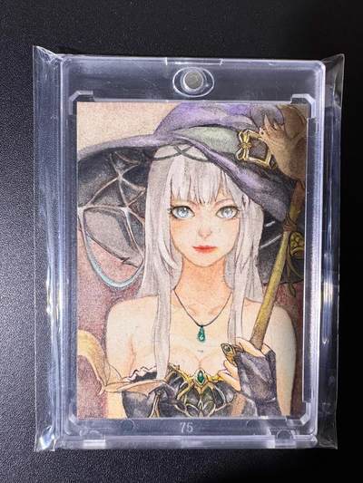 NO.22 好又多金牌大场，年前倒数第3期！每周一站式配齐，方便凑单！（周6晚9点截拍，卖家送拍0抽成！） - 【1/1手绘卡】鲸聆工作室 画师M 小女巫【巫杖引风，森野藏踪】