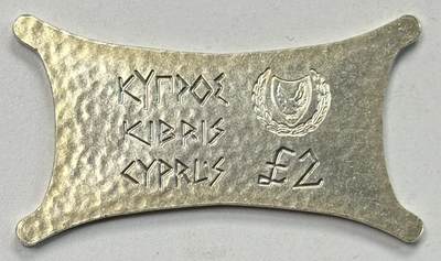 S&S Numismatic世界钱币-拍卖 第119期  - 塞浦路斯2000年 千禧年 2英镑纪念银币 15克925银