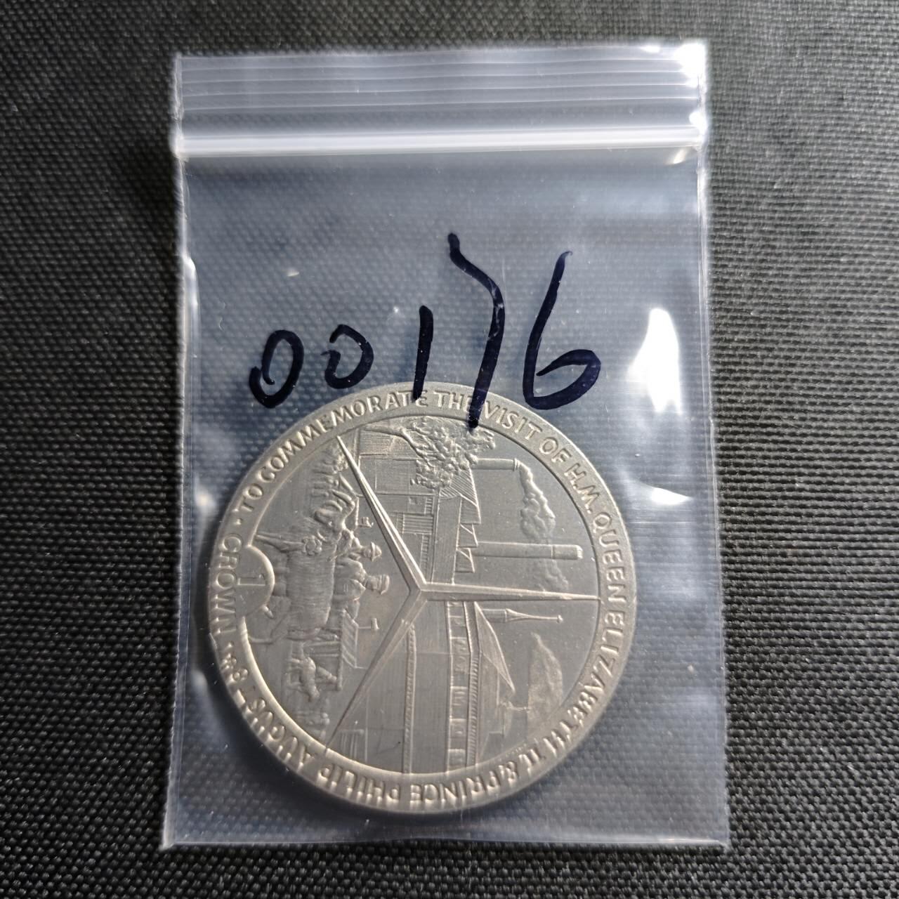 KK钱币收藏小铺  第400期  百期特拍（四拍之四）2月预留时间 周末发货  1989马恩岛1克朗纪念币