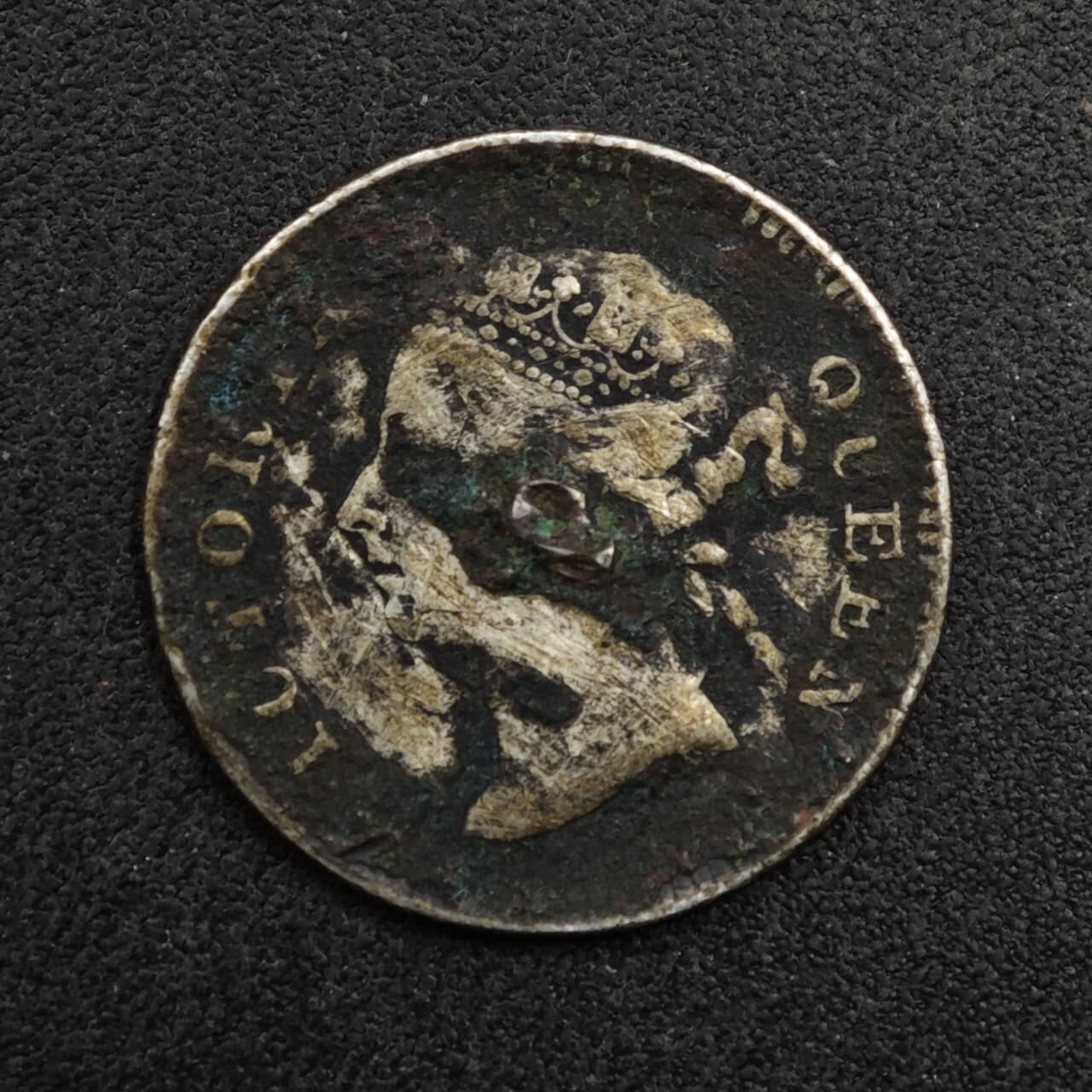 【淘币小摊】限时拍第八百五十三拍  散币银币场  满百包邮可预留两周  周一统一发货  香港1893年维多利亚五仙银币