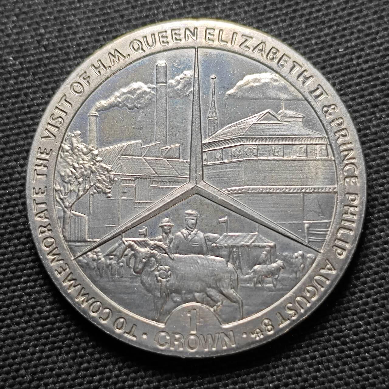 KK钱币收藏小铺  第400期  百期特拍（四拍之四）2月预留时间 周末发货  1989马恩岛1克朗纪念币