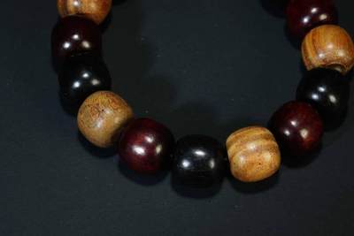 上海都达杂项专场六（全场包邮） 天然多宝桶珠手串87-275