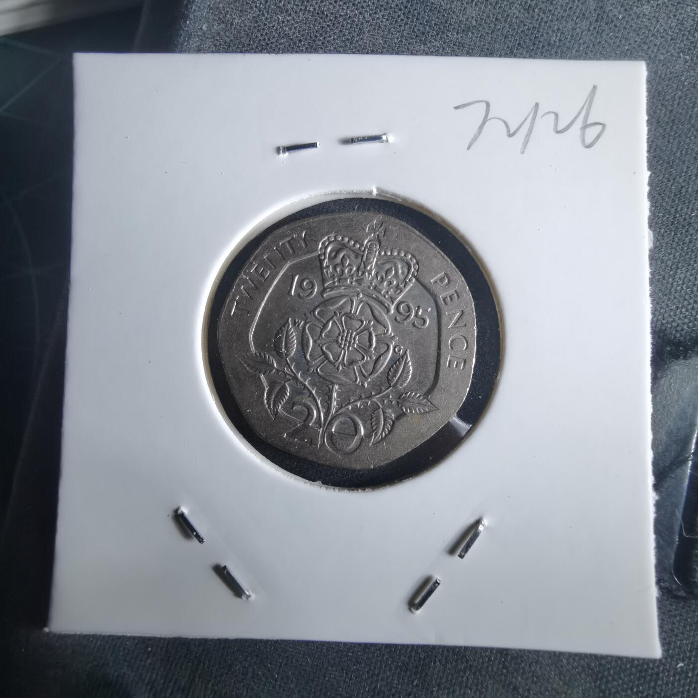 沼泽如烟--第972场 英国1995年20便士