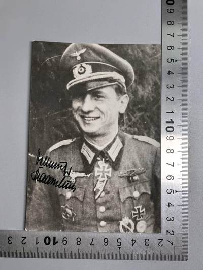 小驴勋章奖章收藏1月24日周六晚六点拍卖（珍爱和平，收藏战争，铭记历史，勿忘国耻，忠党爱国。有偿代拍，送拍规则在简介最后，参拍须阅读规则后再参拍，关系到运费包装发货时效真假辨别等关键信息，拍卖时不再发原图，看大图店主微信码在拍卖店铺介绍里） - Hellmuth Schaarschuh战后亲签原版爱克发相纸