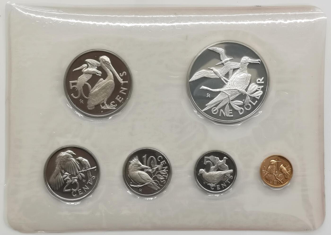 博洋堂世界钱币拍卖第158期（全场包邮） 英属维京群岛1974年PF套币全品未氧化含27克925大银一枚！