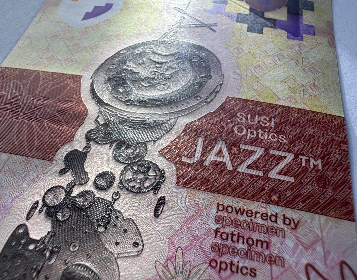 2026第2场（总第229期）：精品测试钞、连体钞综合场 德国高宝Koenig&Bauer 2023年“swatch”手表系列Durasafe三层复合基材测试钞UNC（采用了SUSI Optics JAZZ新技术）