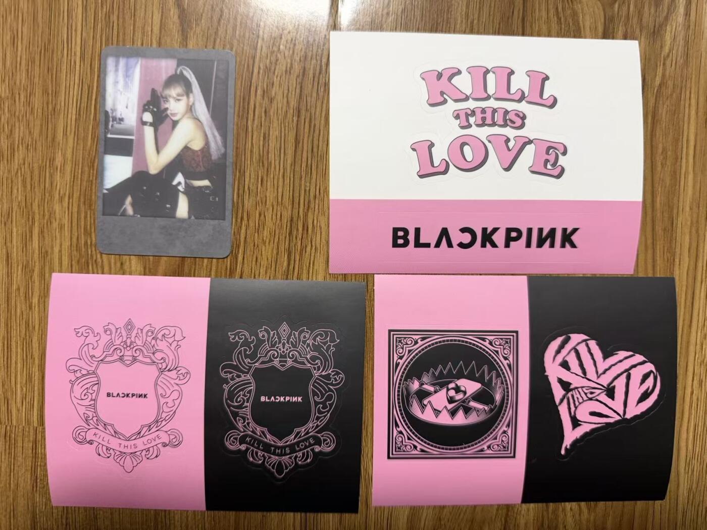 零元拍：杀死这份爱！！！！BLACK PINK亲签粉墨专辑《KILL THIS LOVE》黑版！幻彩防伪特殊笔所签，不同光线下呈现7种活彩！