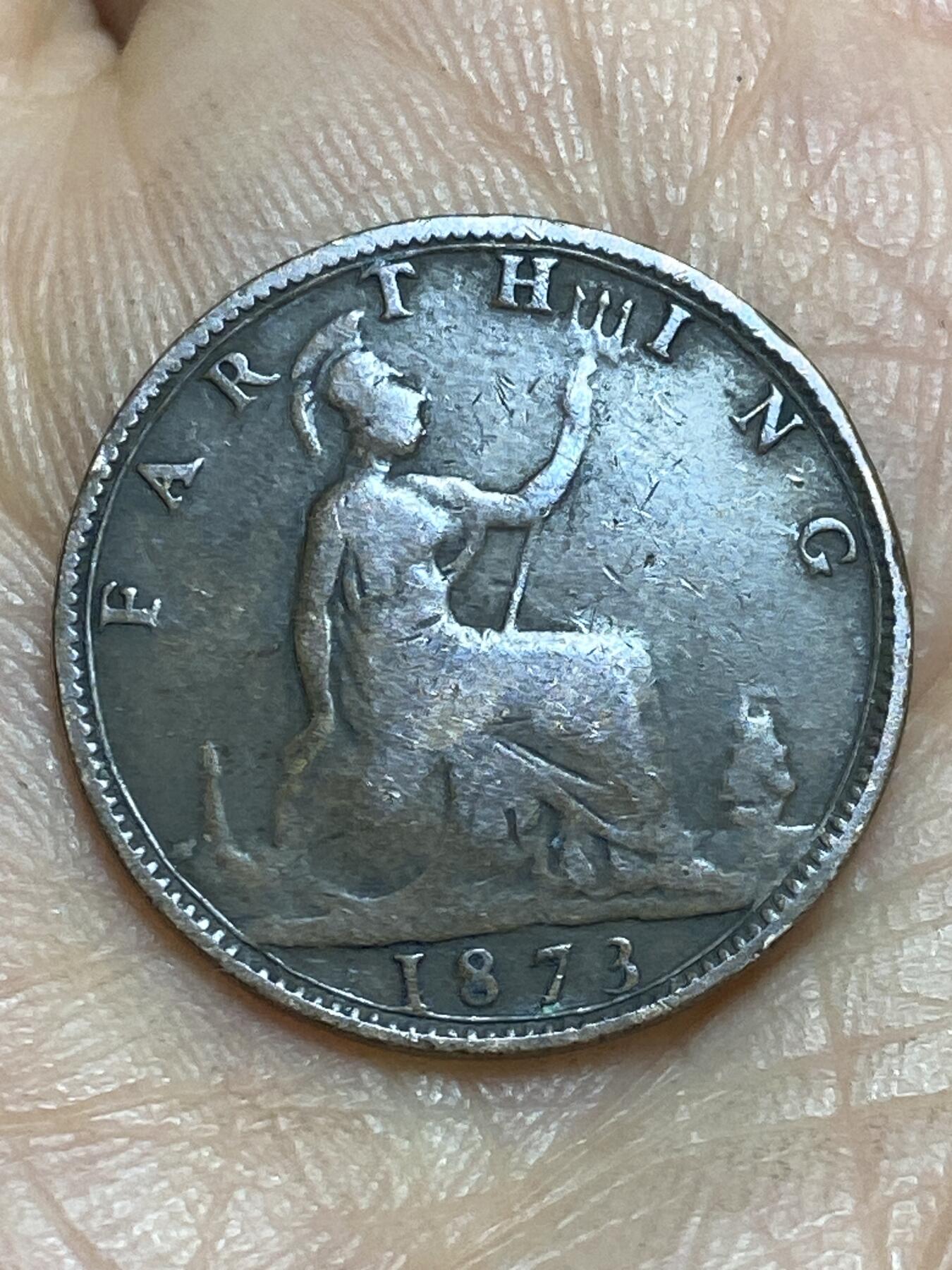 2026年第十四场(总第一百八十三场）外国好品散币场(免佣金) 英国🇬🇧1873年1法新(维多利亚女王中年桂冠)