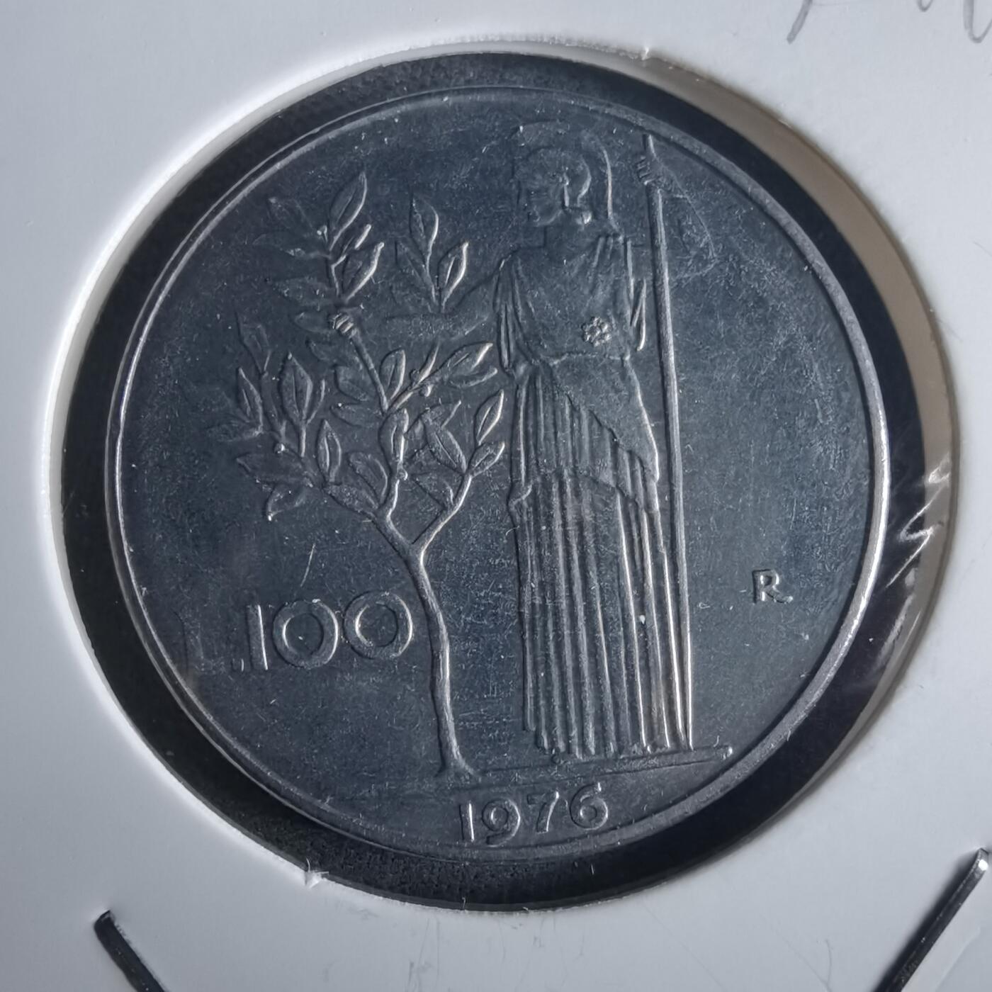 沼泽如烟--第972场 意大利1976年100里拉