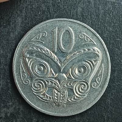 逸泉钱币2026第十五场世界钱币纪念币纸钞A883-1213A - 1051 新西兰10分毛利人面具