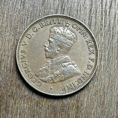 【铜匠收藏】★第140加场★精品老铜币 硬币专场 不寄存，200包邮。不满200元，支付5元运费。《接受代拍 代送NGC评级》 - 34【无寄存】1931  极美 泽西 乔五 1/24先令 铜币