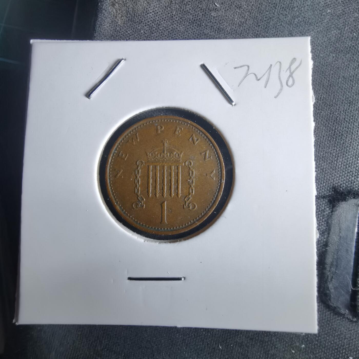 沼泽如烟--第972场 英国1971年1便士