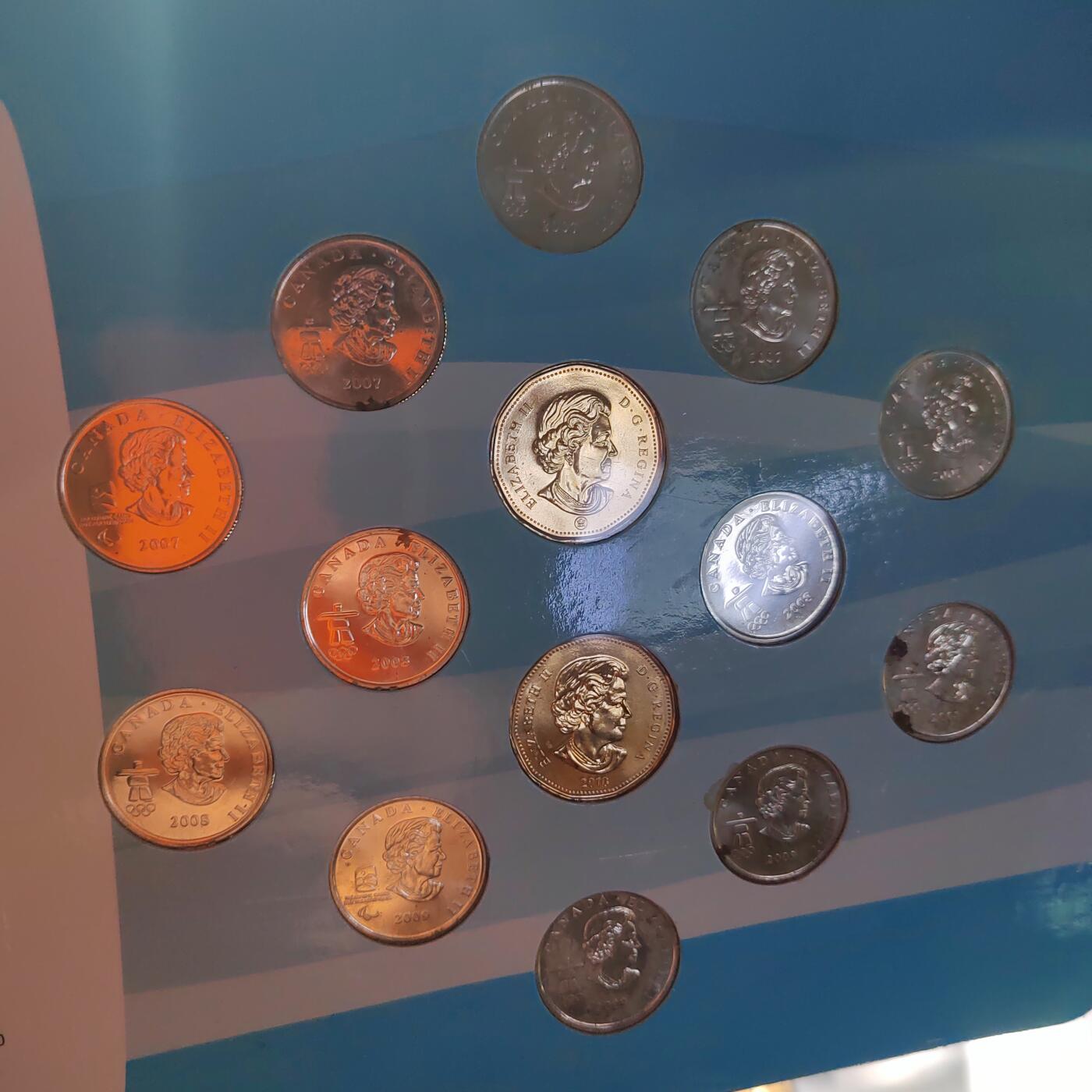 PCAI钱币  24-729  钱币等专场 2010年奥运会纪念币一套