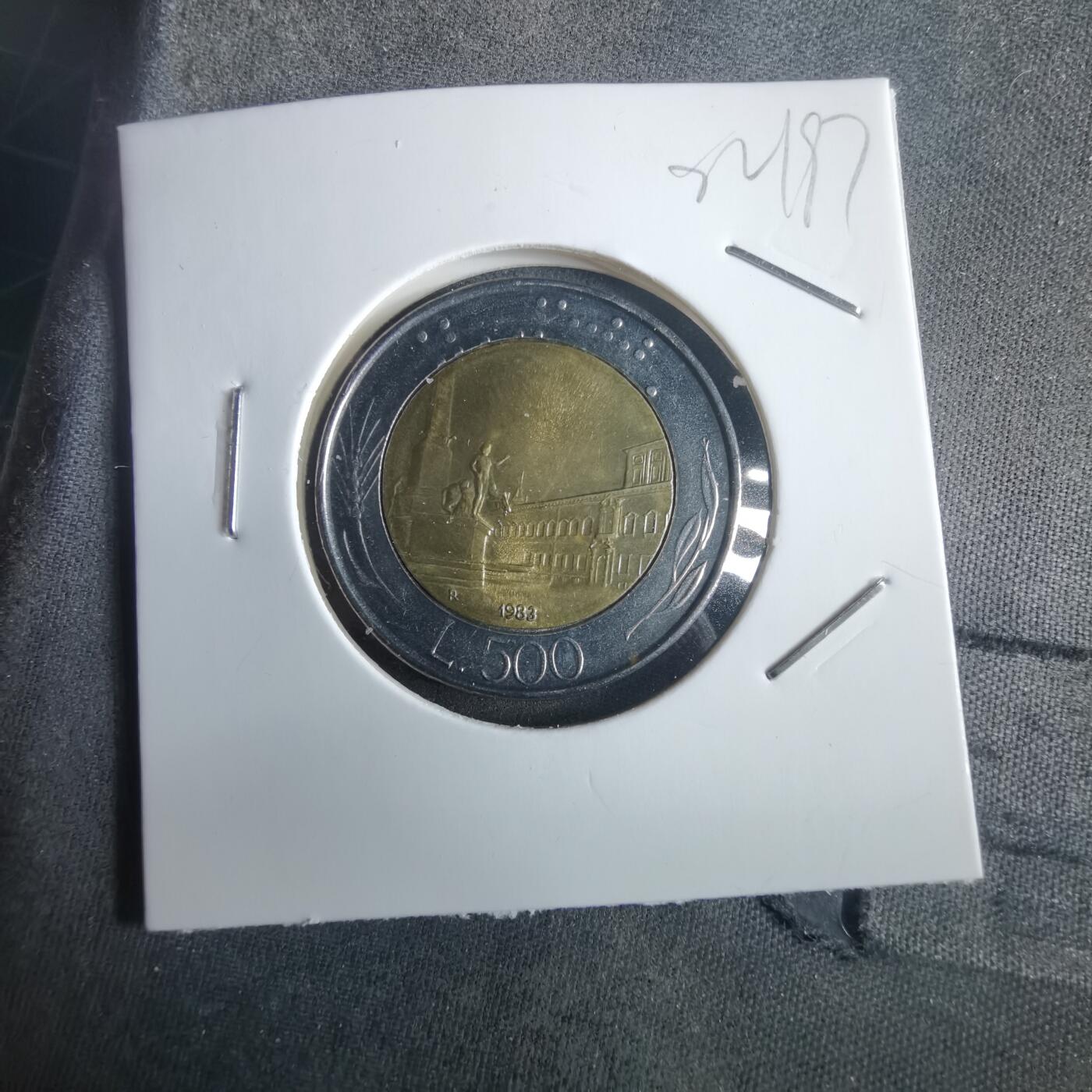 沼泽如烟--第972场 意大利1983年500里拉