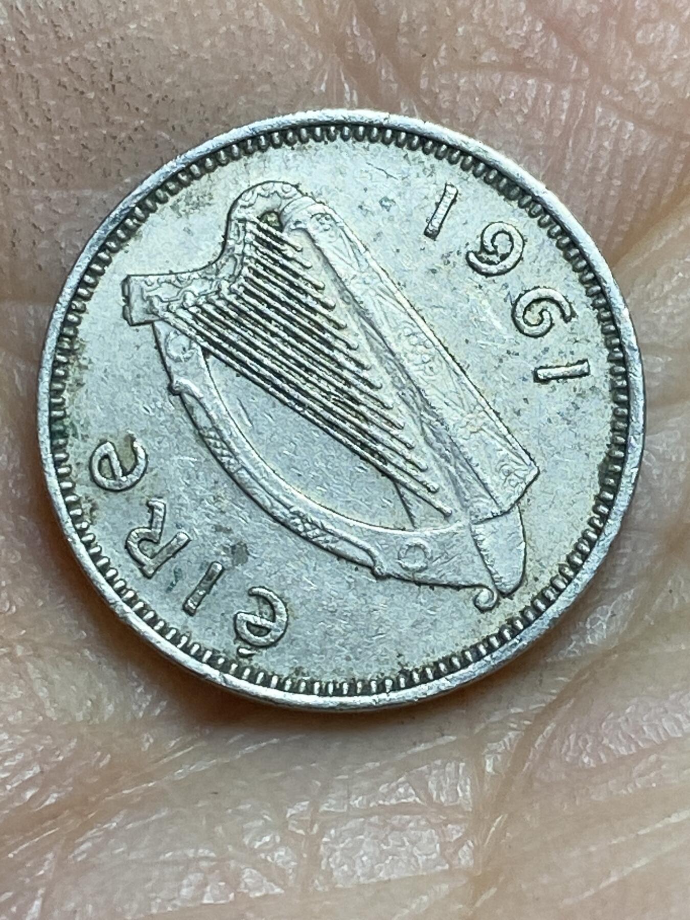 2026年第十四场(总第一百八十三场）外国好品散币场(免佣金) 爱尔兰🇮🇪1961年3便士(共和国时期第一套第二版)