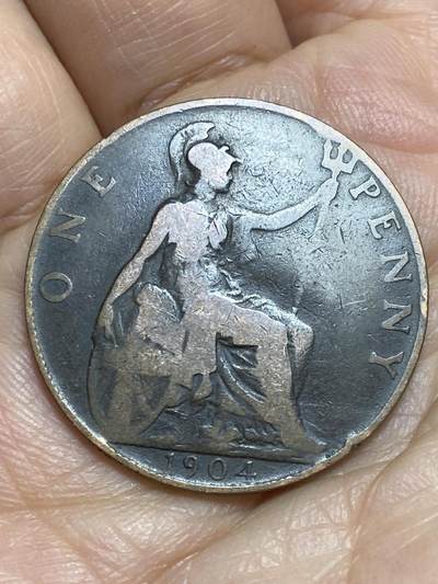 2026年第十四场(总第一百八十三场）外国好品散币场(免佣金) - 英国🇬🇧1904年1便士(爱德华七世时期)