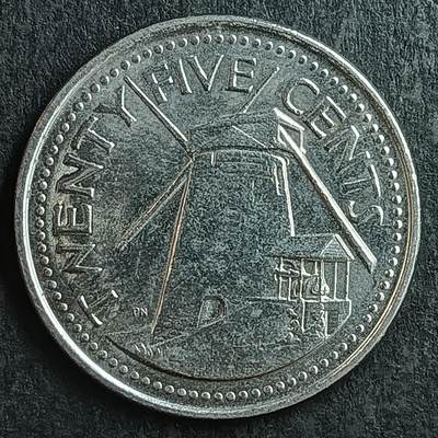 逸泉钱币2026第十五场世界钱币纪念币纸钞A883-1213A - 1041 巴巴多斯10分硬币