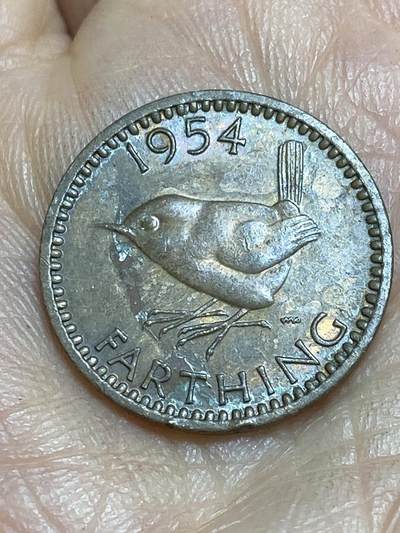 2026年第十四场(总第一百八十三场）外国好品散币场(免佣金) - 英国🇬🇧1954年1法新(伊丽莎白二世青年桂冠第二版，首发年仅发行3年)