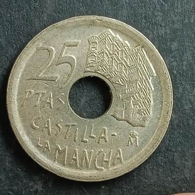 逸泉钱币2026第十五场世界钱币纪念币纸钞A883-1213A - 1005 西班牙25比塞塔