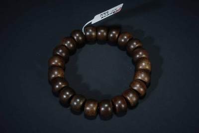 上海都达杂项专场二十五（全场包邮）  - 天然文莱软丝沉香苹果珠手串 附鉴定证书87-220