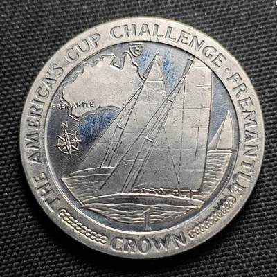 KK钱币收藏小铺  第400期  百期特拍（四拍之四）2月预留时间 周末发货 -  1987马恩岛1克朗纪念币