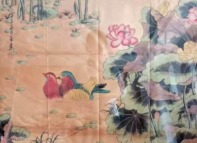 NO.22 好又多金牌大场，年前倒数第3期！每周一站式配齐，方便凑单！（周6晚9点截拍，卖家送拍0抽成！） - 【国画】古花鸟画 王素作【花随鸟语，墨染春声】