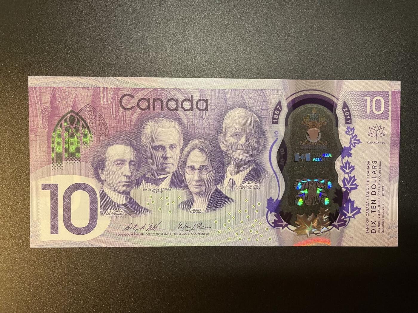 加拿大纪念钞 UNC