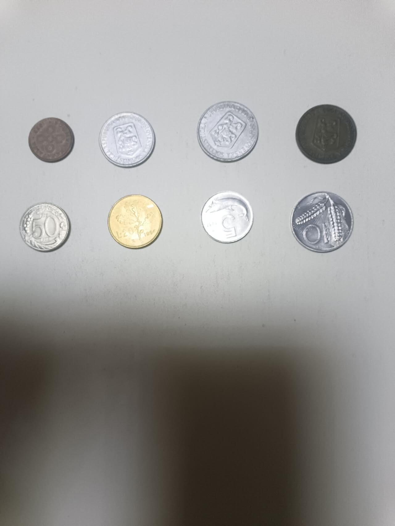 【20260127】非全新纸币和硬币第329场 欧洲国家8枚硬币不同版本