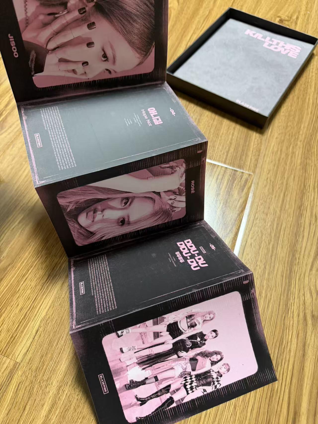 零元拍：杀死这份爱！！！！BLACK PINK亲签粉墨专辑《KILL THIS LOVE》黑版！幻彩防伪特殊笔所签，不同光线下呈现7种活彩！