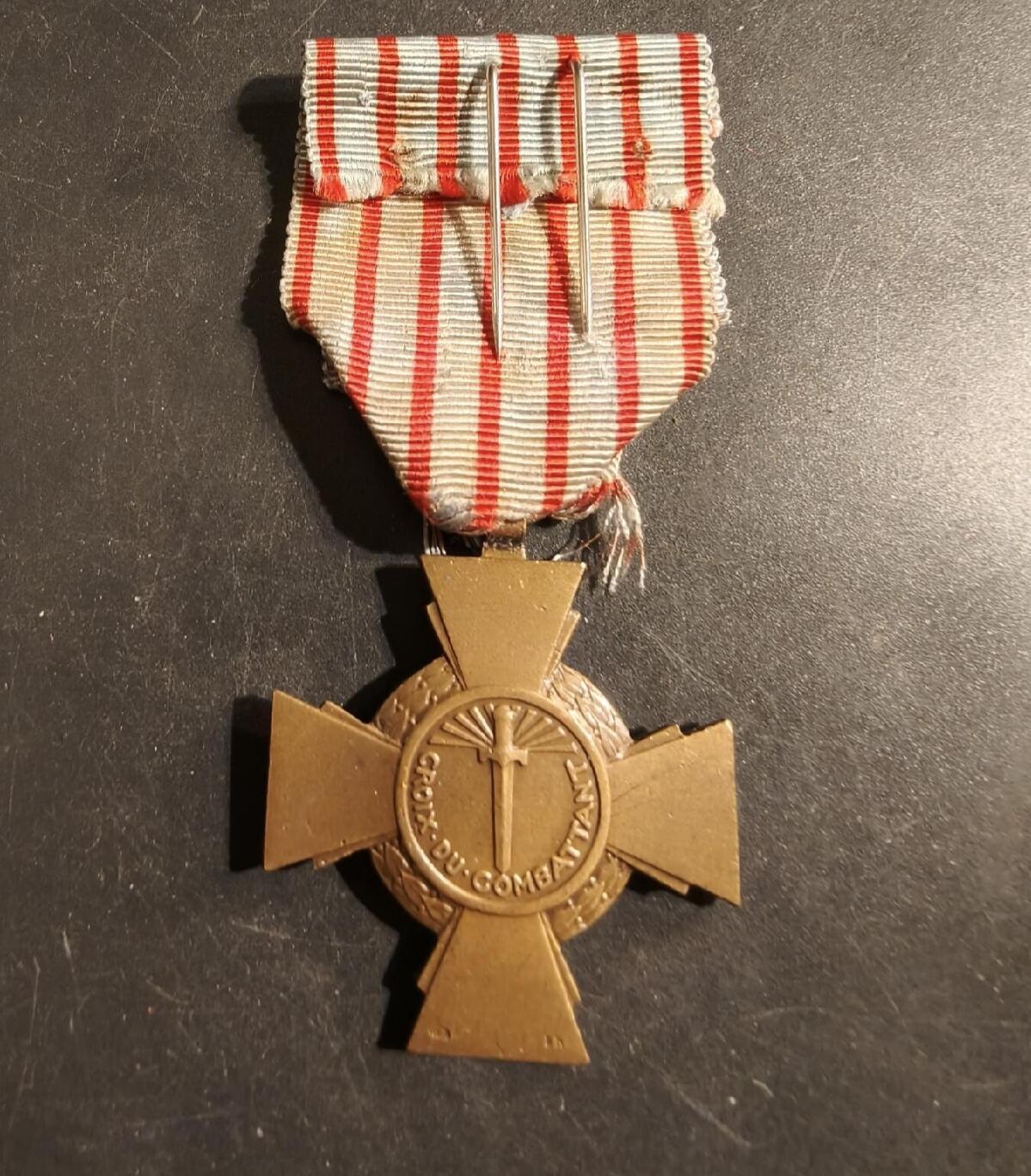 勋章杂货 法国战斗十字奖章
