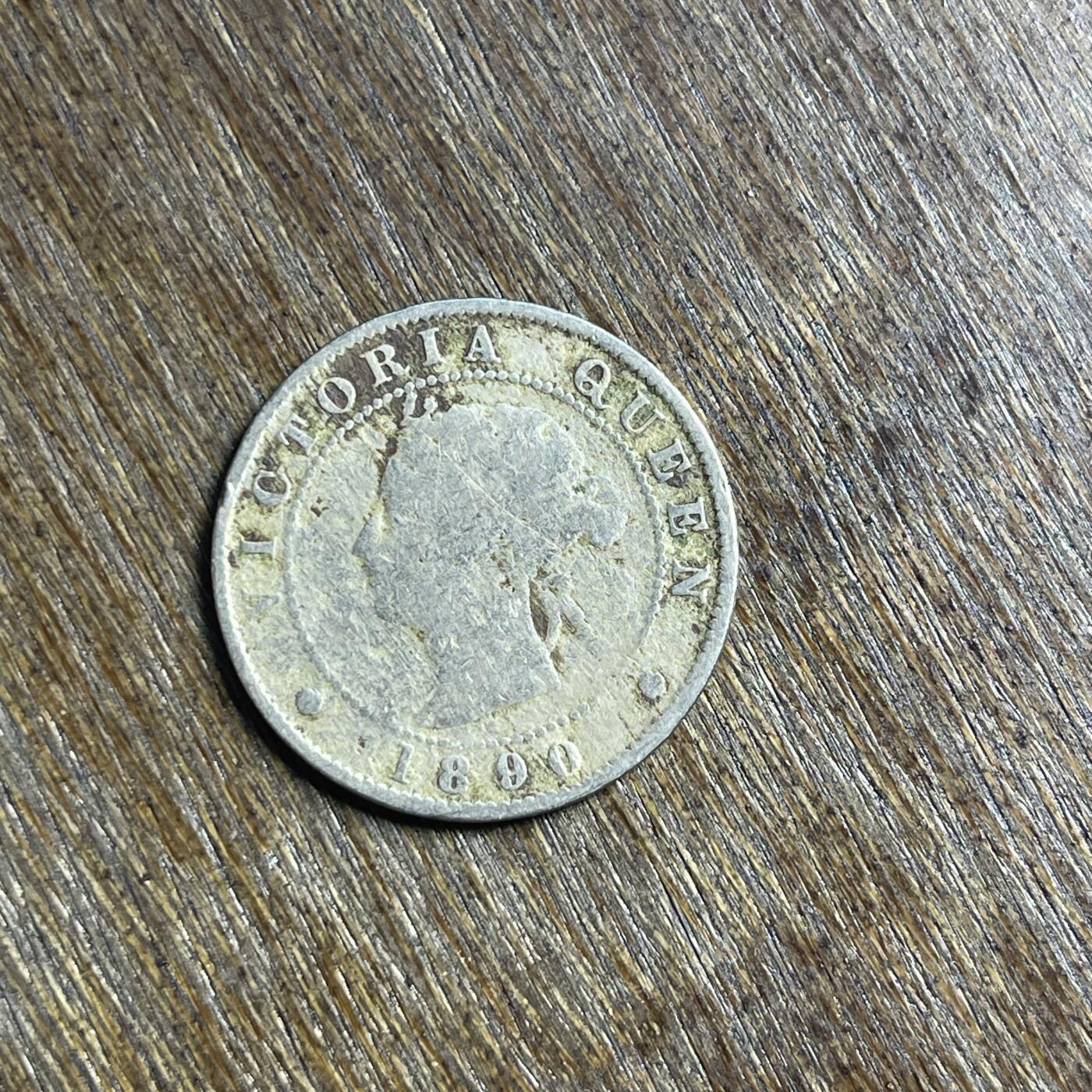 【春节前最后一拍，下一场3.3号】★第139场★散币场。不寄存，30包邮。不满30元，支付5元运费。《接受代拍 代送NGC评级》 68【无寄存】1890 牙买加 半便士 镍币