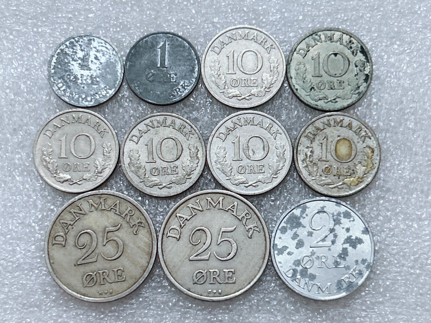 第一海外回流一元起拍收藏 散集专场  第295期 丹麦硬币🇩🇰11枚