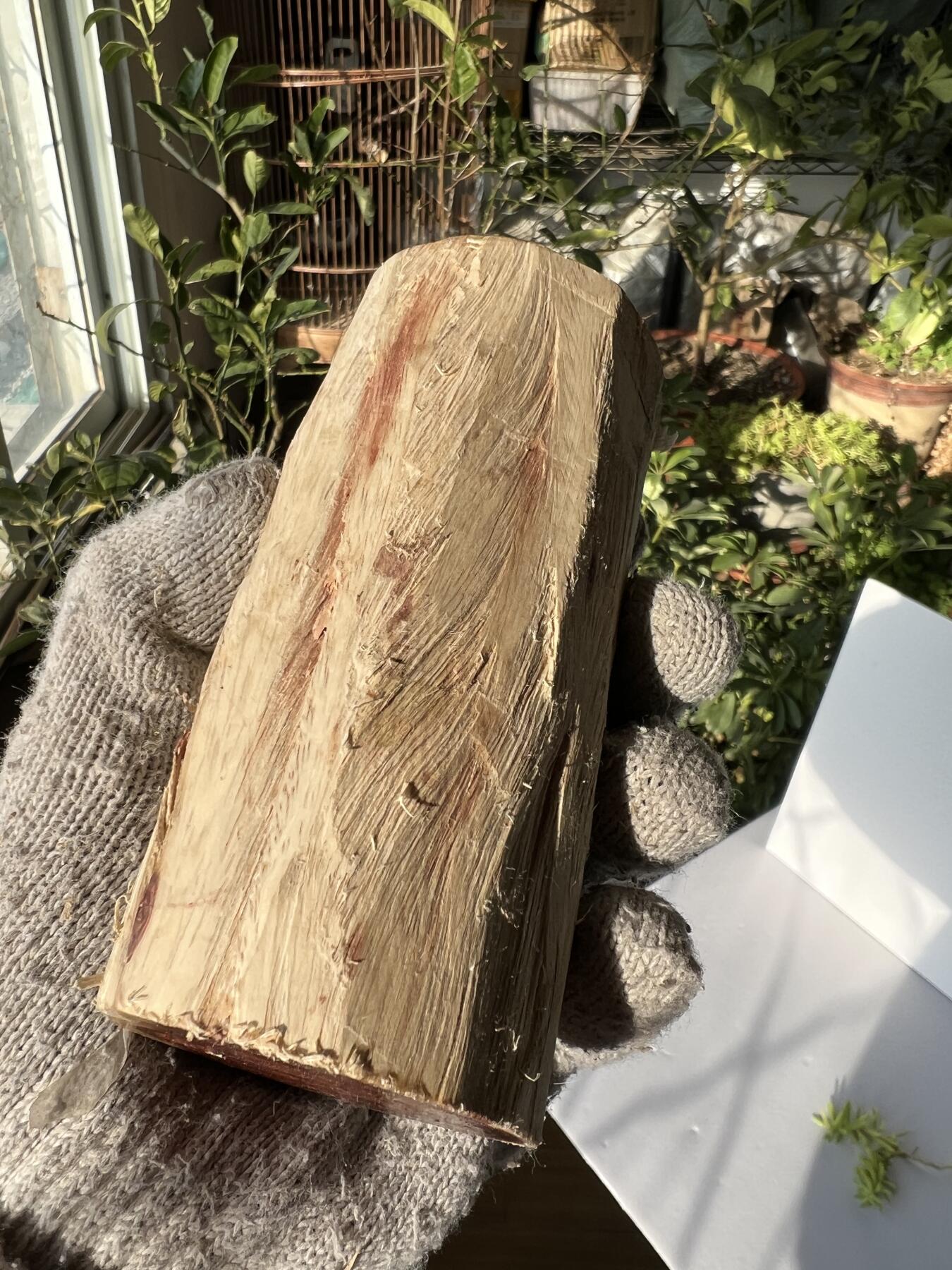 零元拍：  NO.119海南黄花梨原料。尺寸约125/60MM